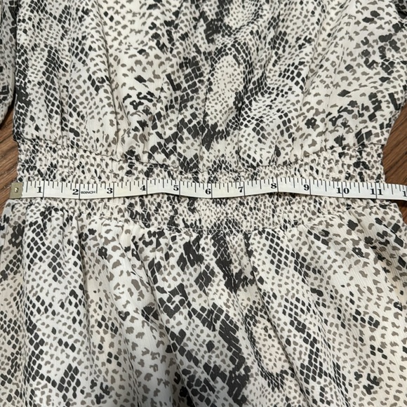 White and gray J.Crew Dress Size XXS - Picture 6 of 7